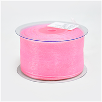 Fita Organza 40mm x 25mt Rosa